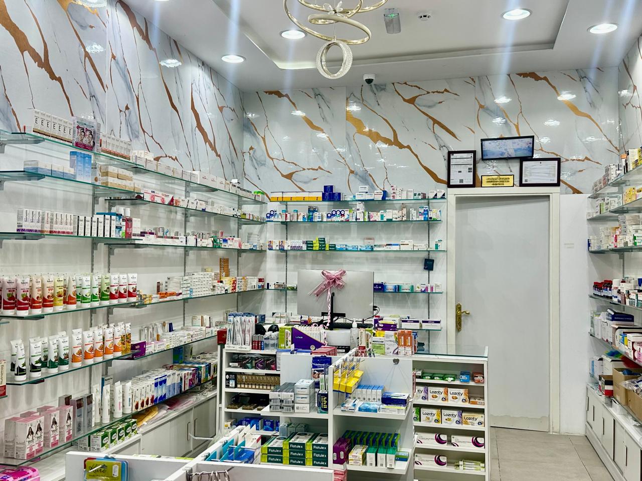 Interior of Zahrat Al Khair Pharmacy in Sharjah
